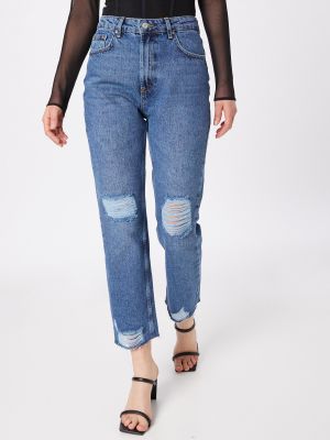 Straight leg jeans Trendyol blu