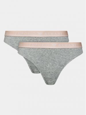 Pantalon culotte Emporio Armani Underwear gris