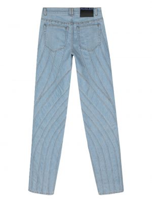 High waist straight jeans Mugler