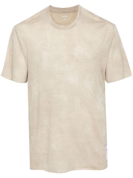 T-shirt en laine Satisfy gris