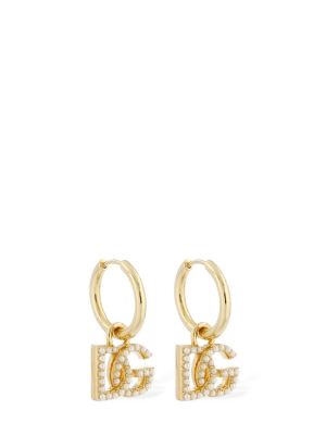 Fülbevaló gyöngyökkel Dolce & Gabbana aranyszínű