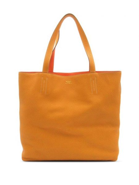 Shopper rankinė Hermès Pre-owned oranžinė