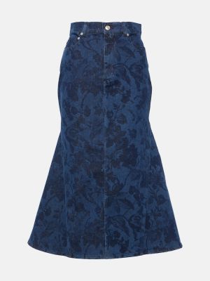 Džínová sukně Erdem modré