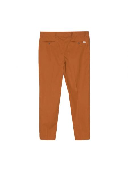 Pantalones chinos plisados elegantes Maison Kitsuné marrón