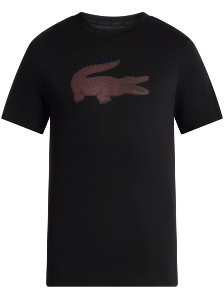 T-shirt Lacoste sort