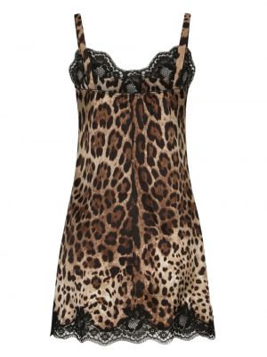 Spitzen slips mit print mit leopardenmuster Dolce & Gabbana
