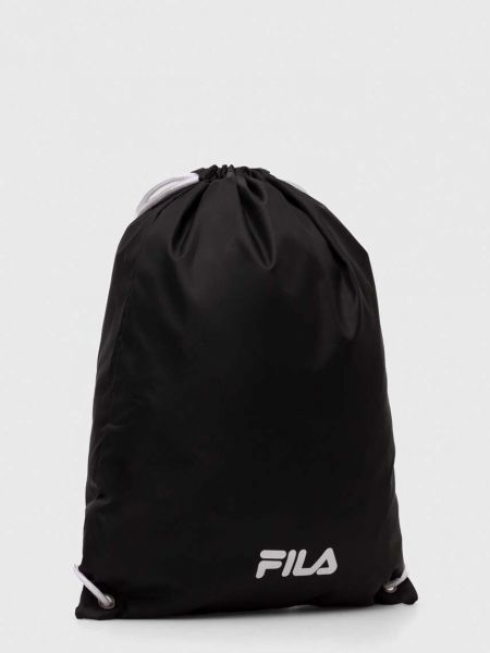 Рюкзак с принтом Fila черный