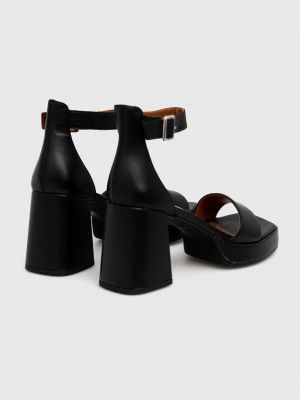 Kožené sandály Vagabond černé
