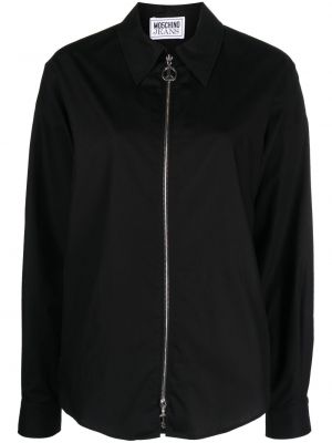 Košile na zip Moschino černá