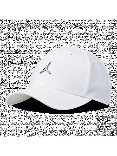 Cappello con visiera Jordan bianco