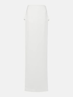 Długa spódnica z dżerseju Mã´not biała