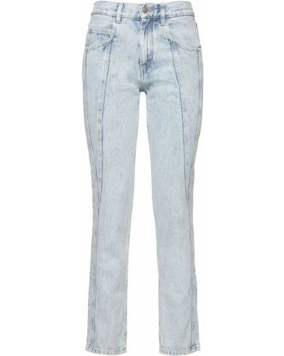 Bavlnené džínsy Isabel Marant biela