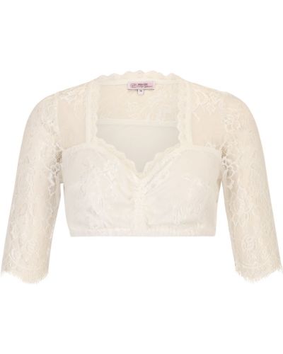 Памучна блуза Marjo бяло
