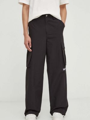 Cargo kalhoty Karl Lagerfeld Jeans černé
