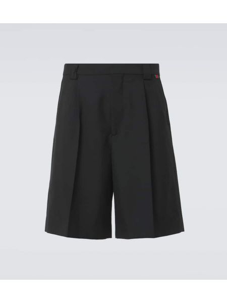 Stripete shorts Gucci svart