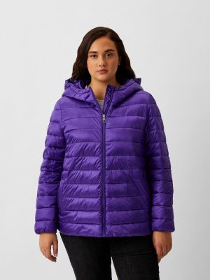 Спортивная утепленная демисезонная куртка Marina Rinaldi Sport фиолетовая