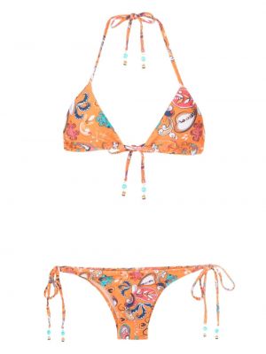 Bikini cu imagine Amir Slama portocaliu