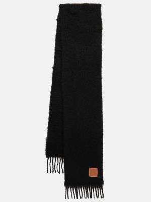 Mohérový vlněný šál Loewe černý