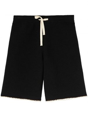 Shorts de sport en coton Jil Sander noir