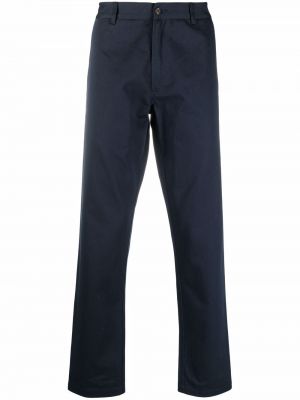 Pantalones rectos de cintura alta Universal Works azul