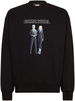 Sweatshirt Karl Lagerfeld svart