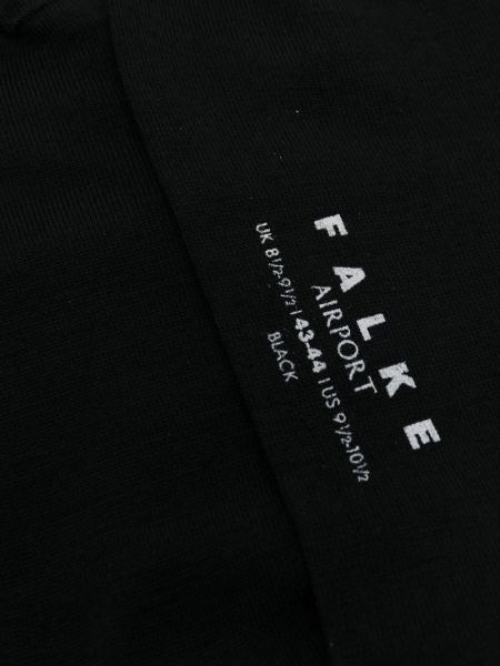 Chaussettes à imprimé Falke noir