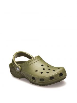 Туфли без шнуровки Crocs зеленые