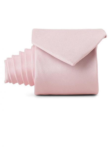 Jedwabny krawat Andrew James różowy