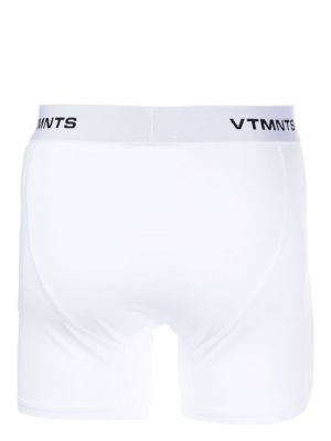 Boxershorts aus baumwoll mit print Vtmnts weiß