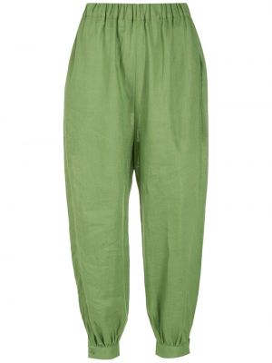 Pantalon en lin Clube Bossa vert