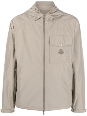 Jacke mit kapuze Moncler grün