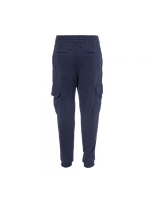 Pantalones chinos de algodón Brunello Cucinelli azul