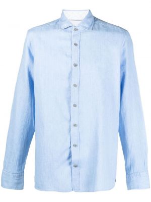 Camisa con botones Hackett azul