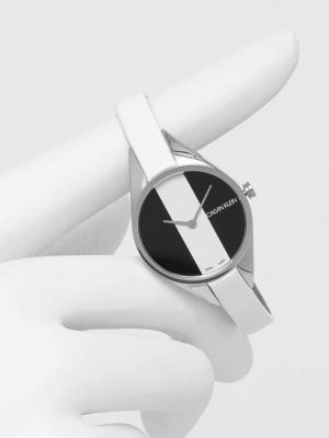 Biały zegarek Calvin Klein