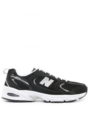 Sneakersy sznurowane koronkowe New Balance 530 czarne