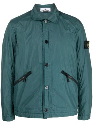 Риза с копчета Stone Island зелено