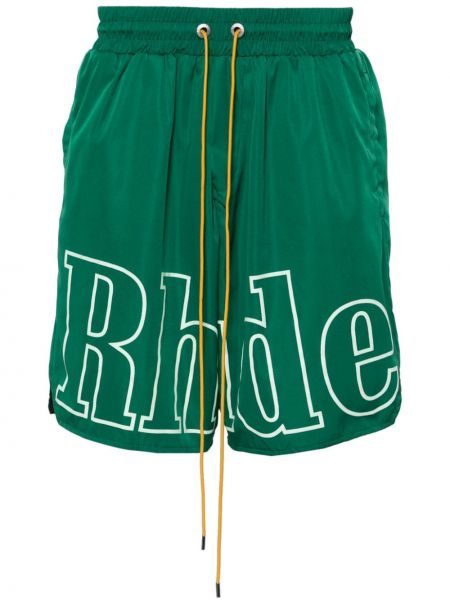 Shorts mit print Rhude grün