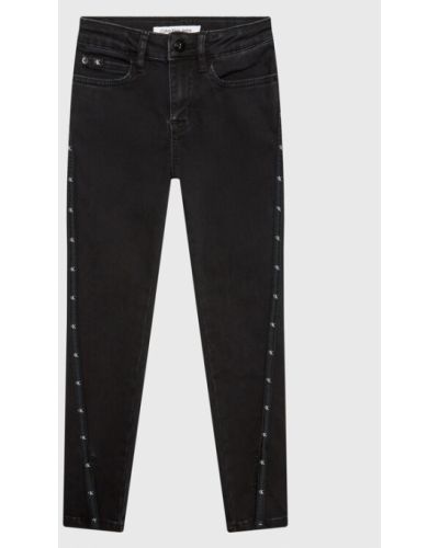 Calvin Klein Jeans Farmer IG0IG01689 Fekete Skinny Fit