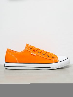 Със звездички ниски обувки Big Star оранжево