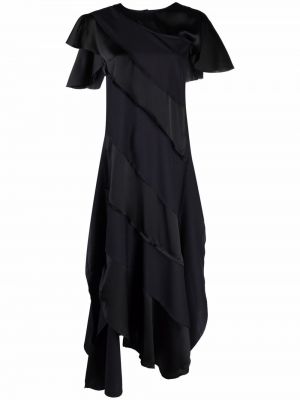 Asymetrické šaty Plan C čierna