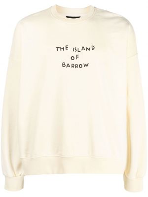 Bluza dresowa z nadrukiem Barrow biała