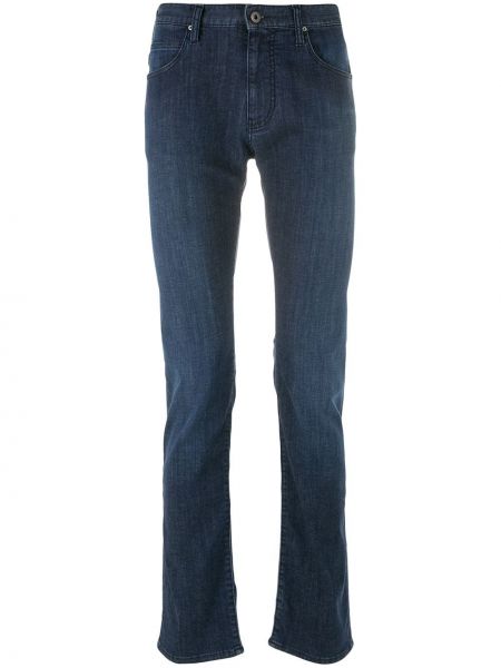 Klassisk stretch jeans Emporio Armani blå