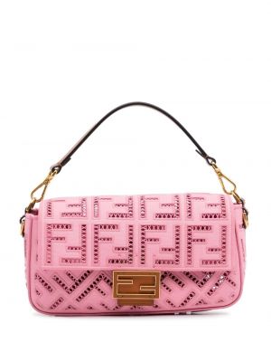 Чанта за ръка бродирани Fendi Pre-owned розово