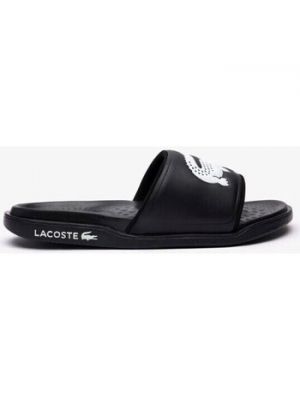 Czarne sandały Lacoste