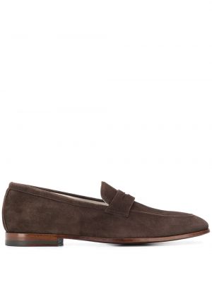 Loafers slip-on Scarosso καφέ