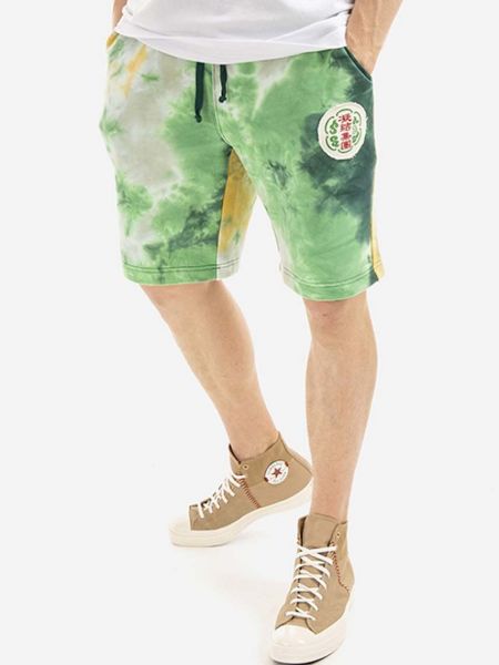 Pantaloni scurți din bumbac Clot verde
