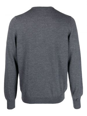 Vilnas džemperis ar apaļu kakla izgriezumu D4.0 pelēks
