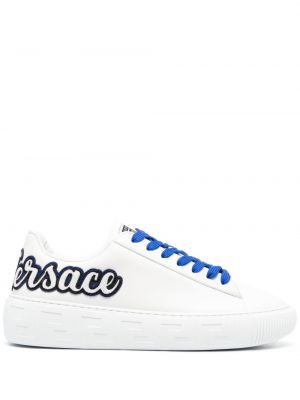 Sneakers med snøre Versace hvid