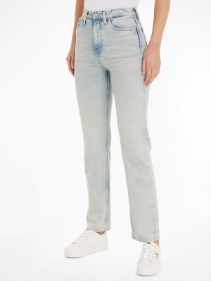 Vaqueros rectos de cintura alta Calvin Klein Jeans