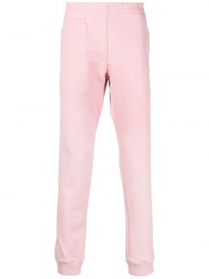 Pantaloni cu imagine Moschino roz